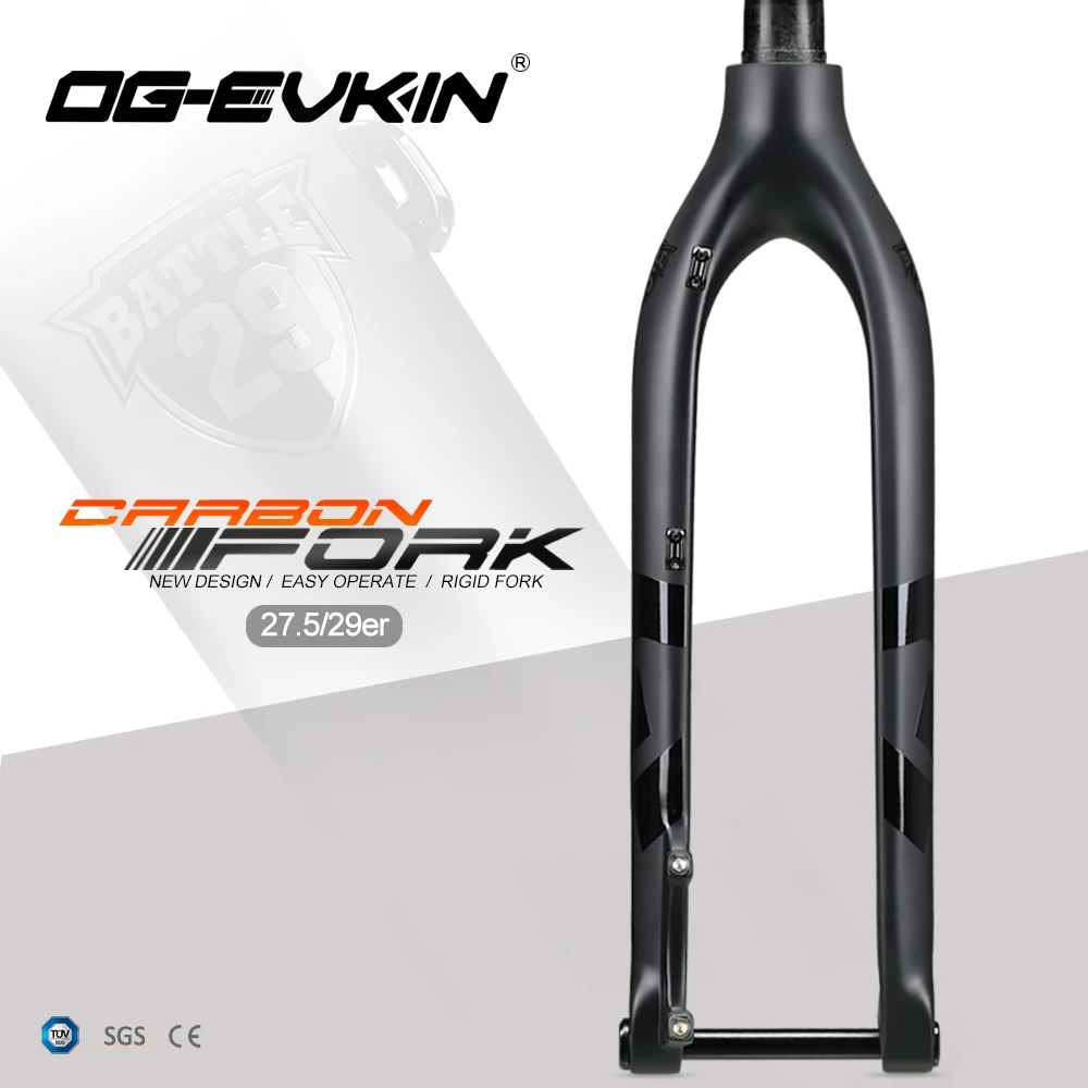 OG EVKIN FK 006 MTB вилка 27.5er 29er углеродные вилки для горного велосипеда углеродная