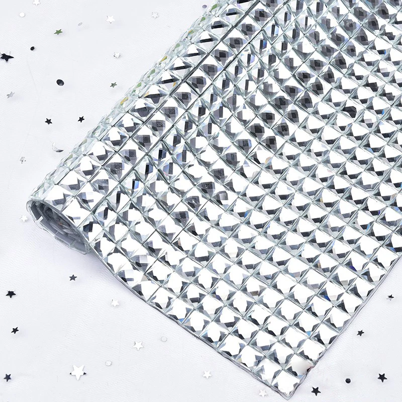 Стразы сетчатый мотив горячей фиксации 24*40 см новый стиль сумка для мобильного