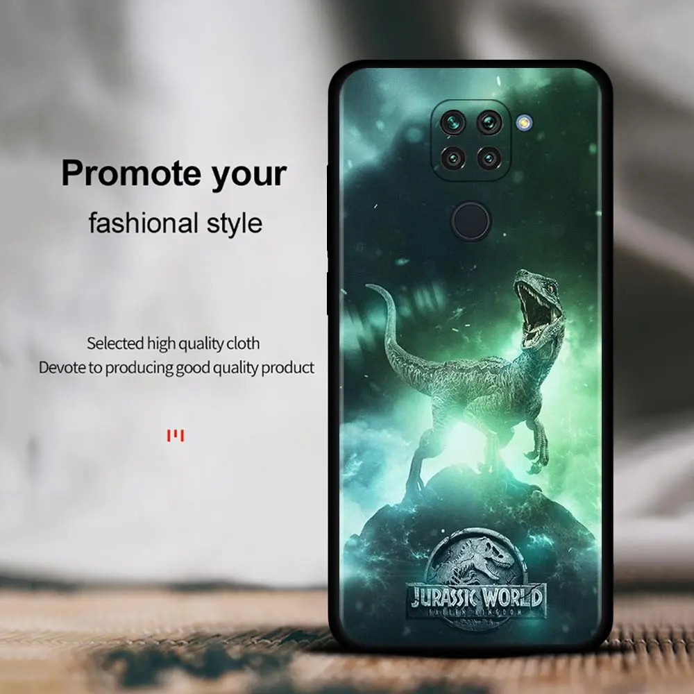 Чехол с динозавром мир Юрского периода для Xiaomi Redmi Note 10 9 9S 9T 8 8T 7 Pro Max чехол K40 9A 9C