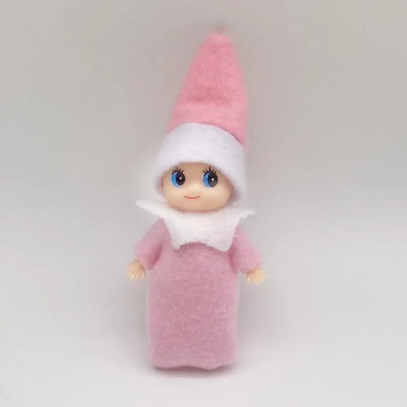 Милые рождественские куклы-эльфы в оранжевом стиле подарки для детей креативная