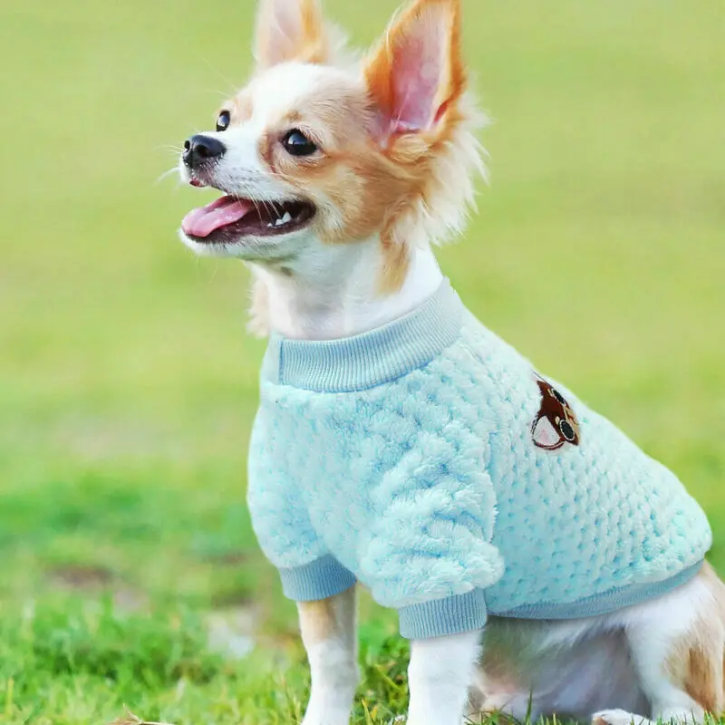 Dog Cat Pet Puppy Small Knitted Winter Warmer Fur Sweater Apparel Clothes Jumper Vest Coat Costumes S-XXL | Дом и сад