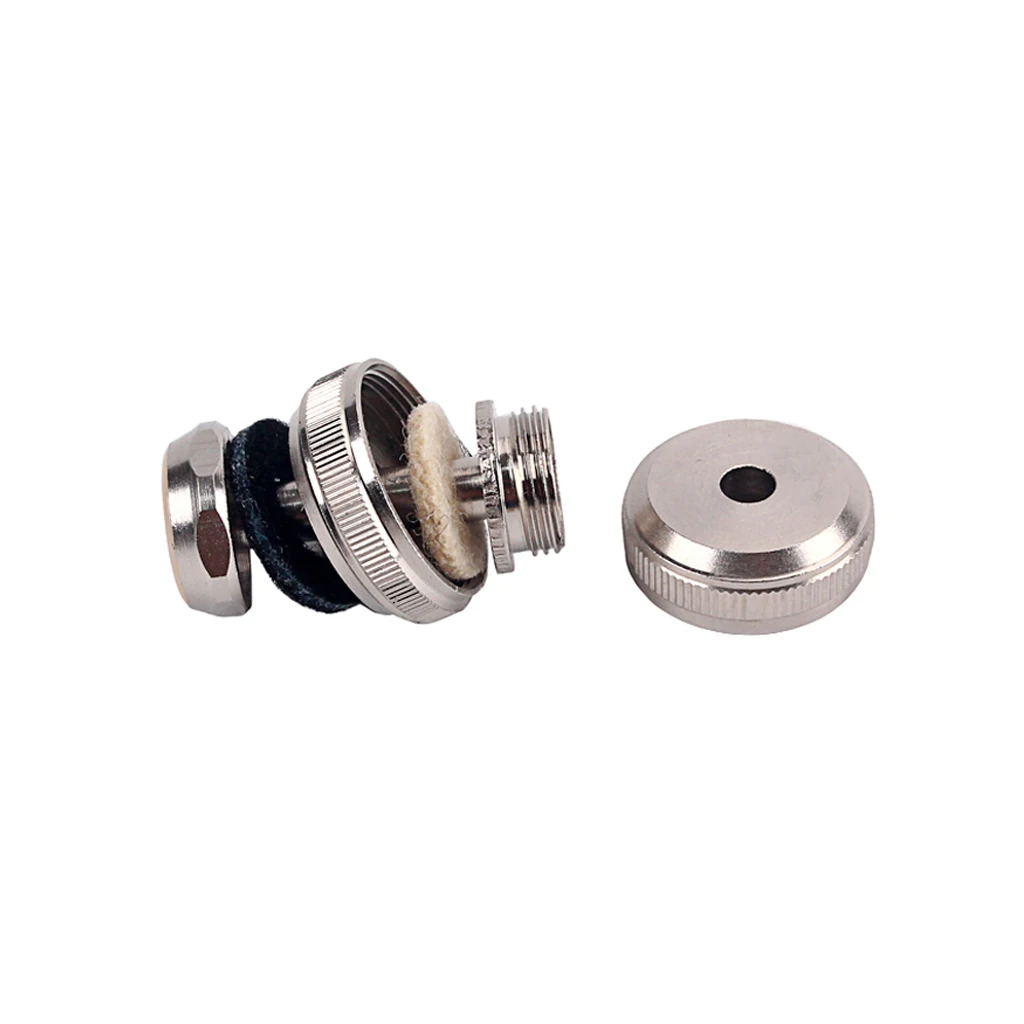 6 Pieces Trumpet Repairing Parts Screw rod Cap Cover for Accessory |