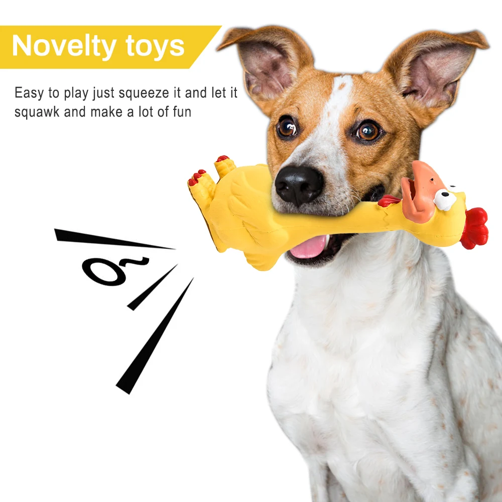 Питомец собаки пищащая игрушка для собак чистка зубов милый кричащий курица