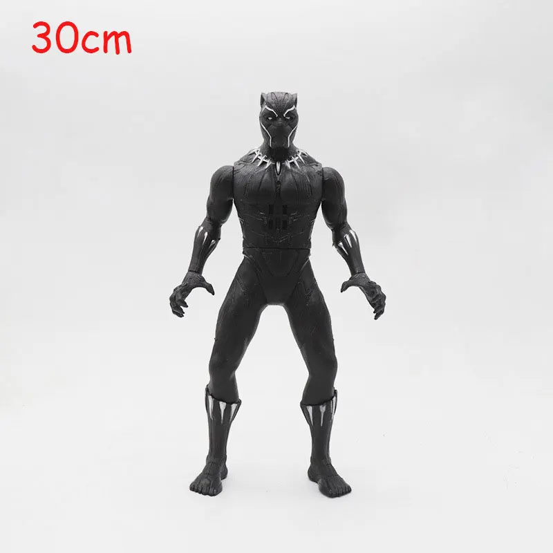 new panther no box Marvel игрушки Мстители 4 фигурка супергероя Железный человек Халк Капитан Америка Тор человек паук Супермен модель игрушки - Цвет: new panther no box