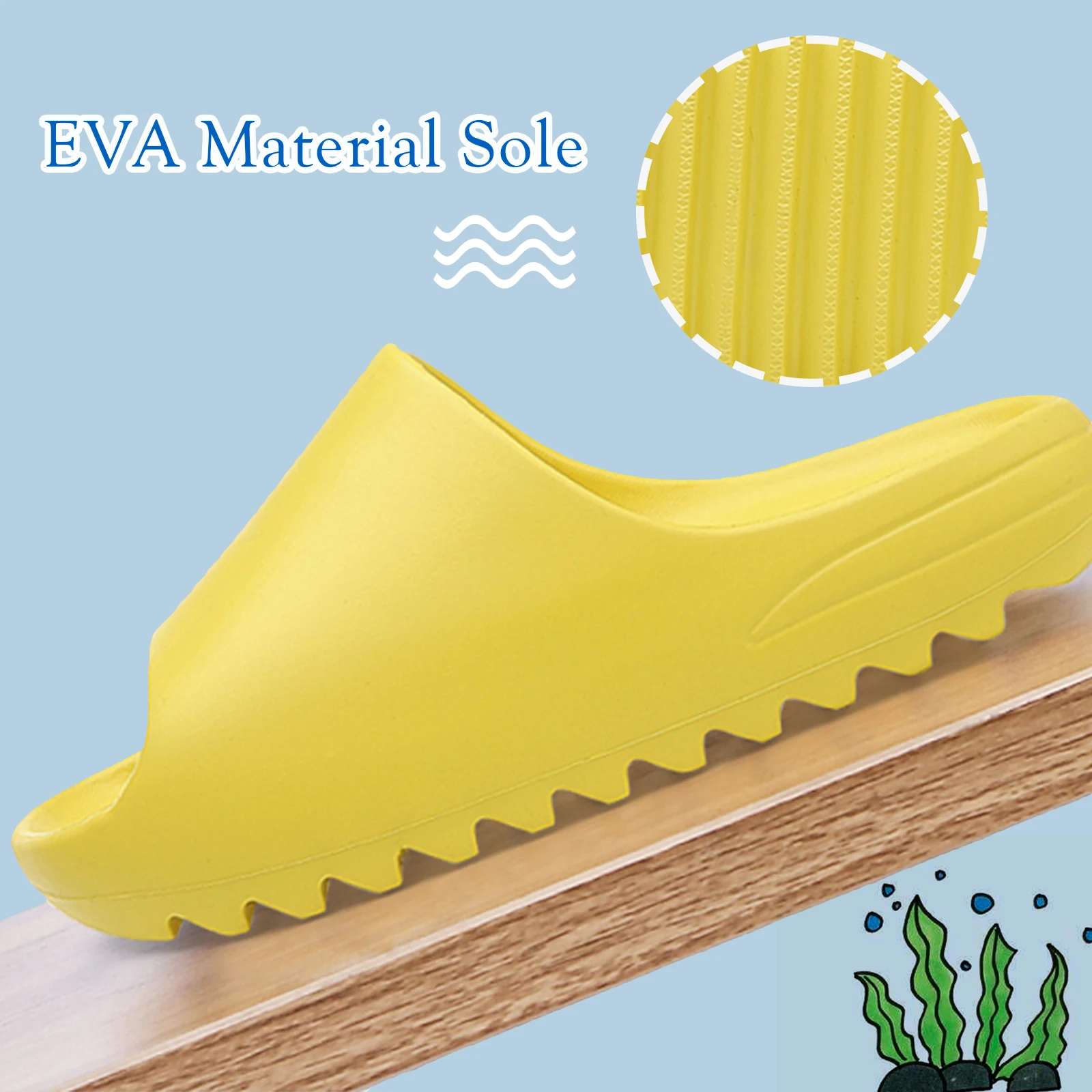 Шлепанцы Детские однотонные симпатичная пляжная обувь для мальчиков и девочек