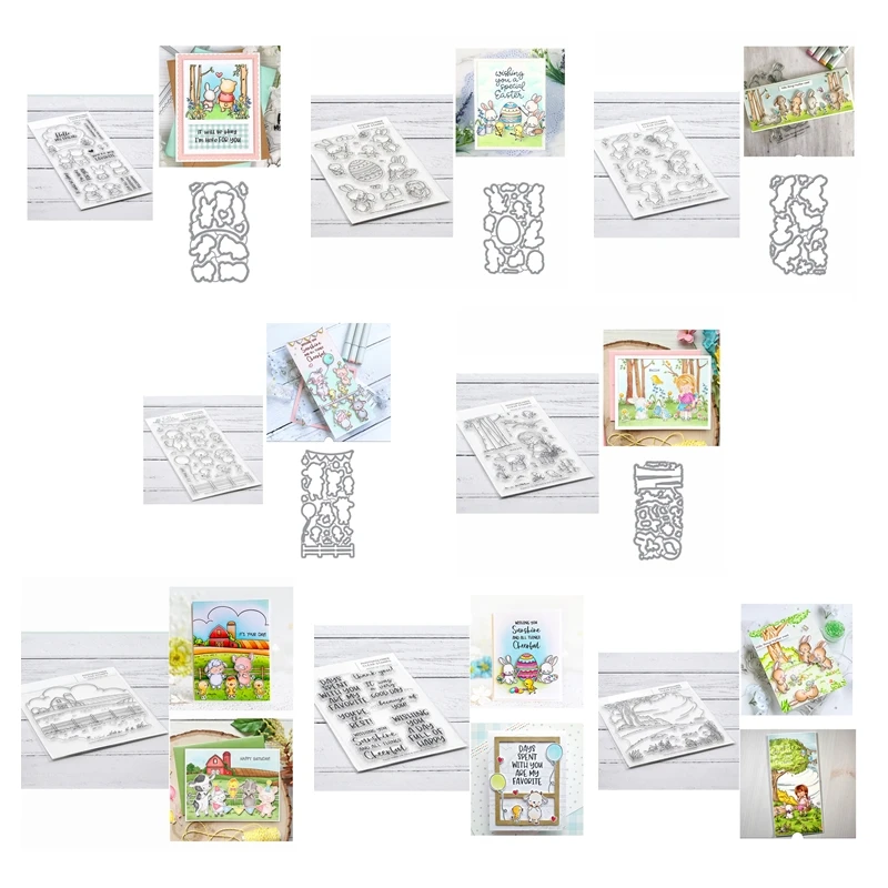 2020 новый набор вырубных штампов и печатей Скрапбукинг для Бумага делая