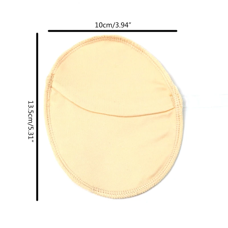 

Q1QD 1Pair Underarm Sweat Pads Reusable Adjustable Breathable Armpit Sweat Guard Cover Sweat Absorbent for Sweating Women Men