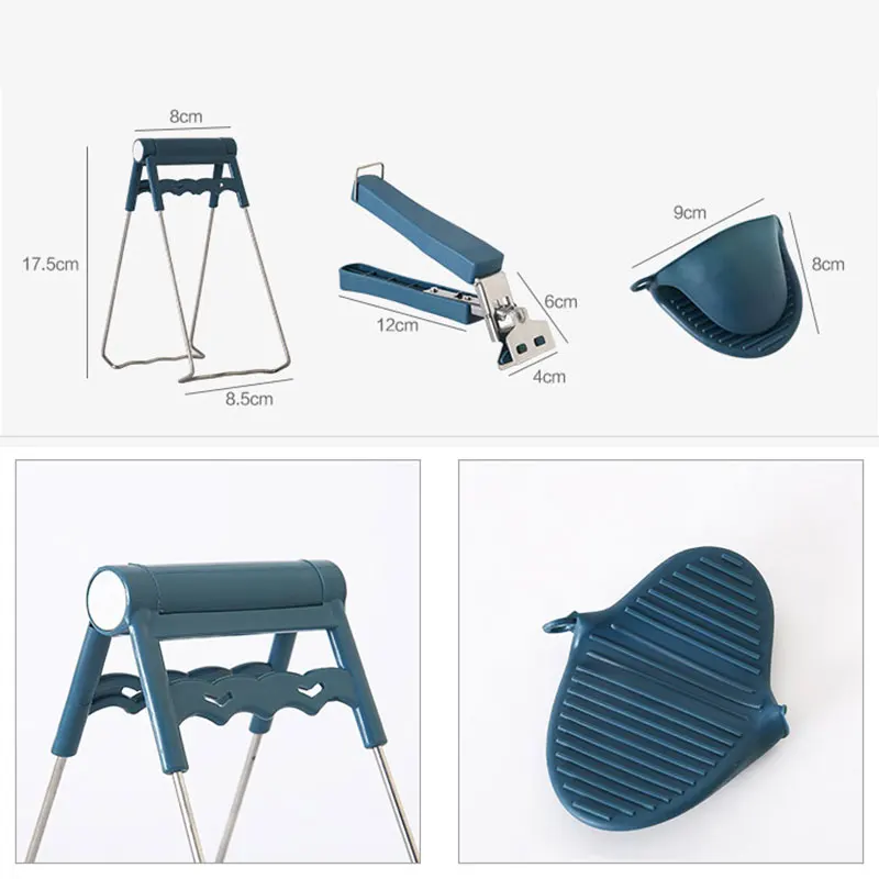 

tenmiu Bowl Clip Anti-scalding Clip Kitchen Artifact Bowl Clip Plate Clip Steamer Clip Non-slip Household Chuck Cn(origin) CIQ