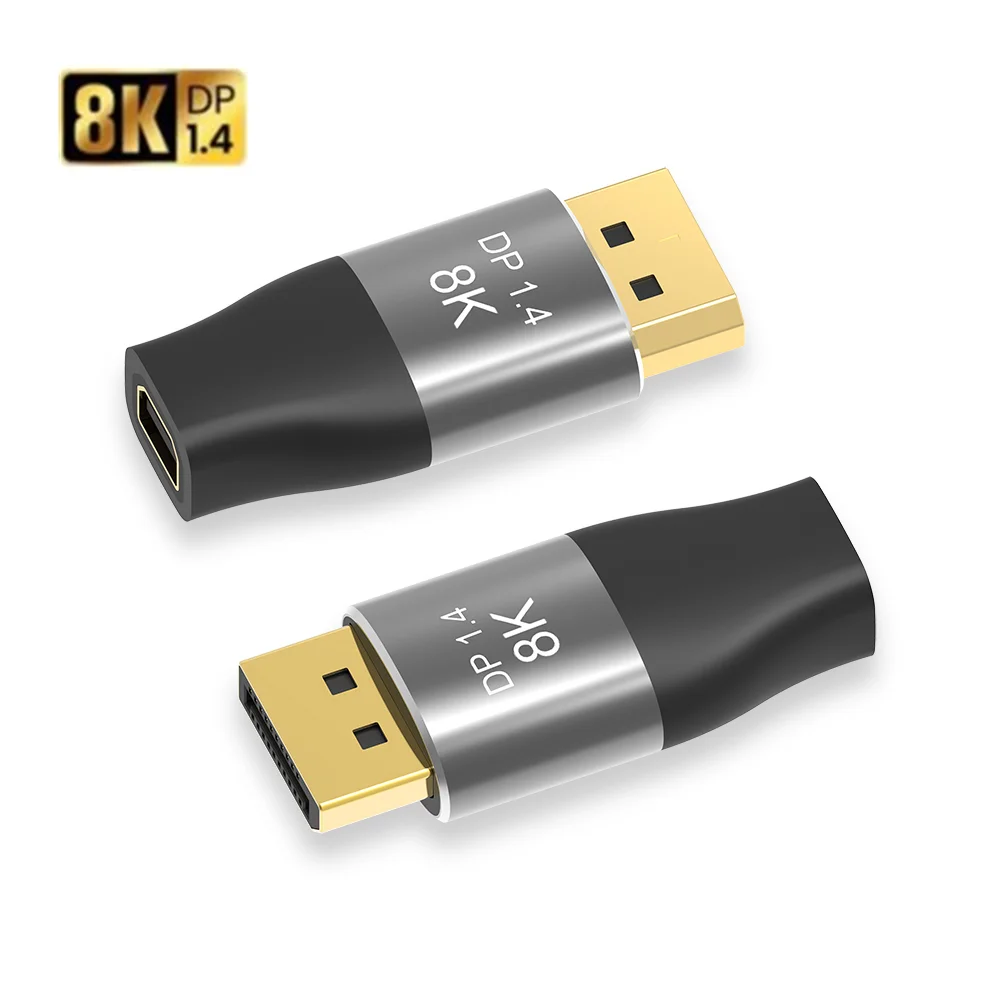 

Mini dp to Displayport 1.4 Cable Adapter Extender 4K@144Hz 2K@165Hz DP Male to Mini dp Female for Macbook Pro/Air iMac