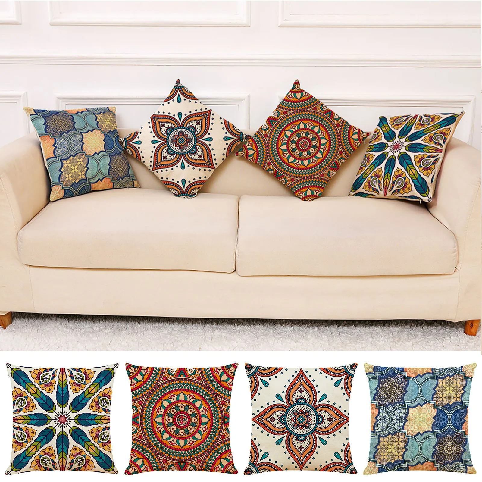 Домашний декор Чехлы красивое растение серии Подушка Чехол деко Гостиная