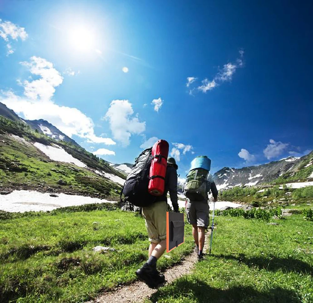 Складная солнечная панель 60 Вт на солнечной батарее 18В зарядное устройство с