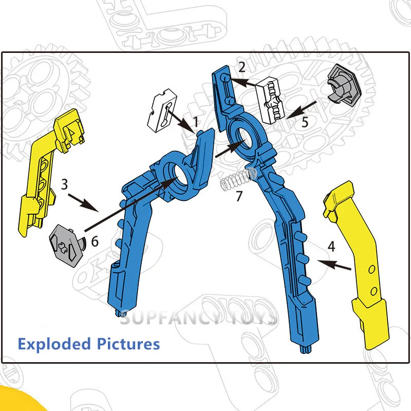 Demolition of Blocks Pin Pliers Tongs Tool Parts Panel Removal Building Bricks Sets DIY Assembling Educational Kids Toys | Игрушки и