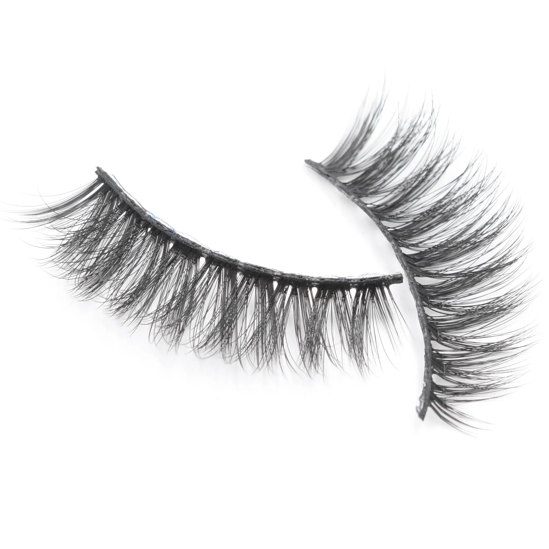 Новинка 1 пара ручная работа 3D Поддельные ресницы Короткие накладные крестик