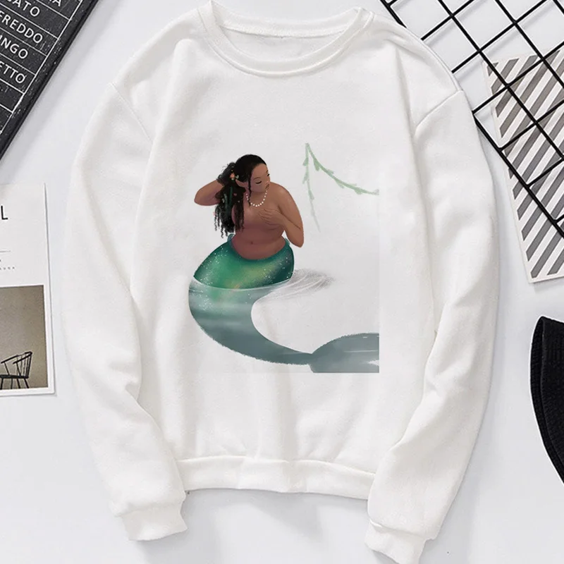 

Women's Study Little Girl Printing Pullover Thick Loose Women Hoodies Clothes Fleece Hot Harajuku Casual Tops Sweatshirt Female