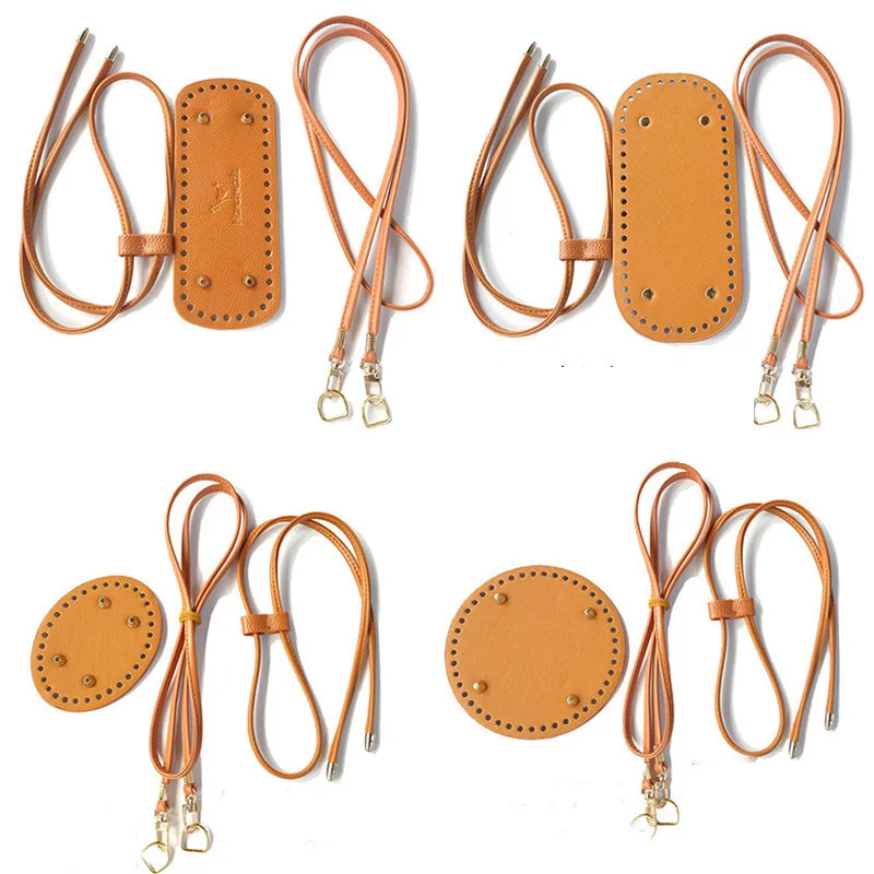 

3-piece Set Handmade Bag Dumpling Bag Accessories DIY Drawstring Bottom Shoulder Strap Bag Accessories Braided Material Handmade