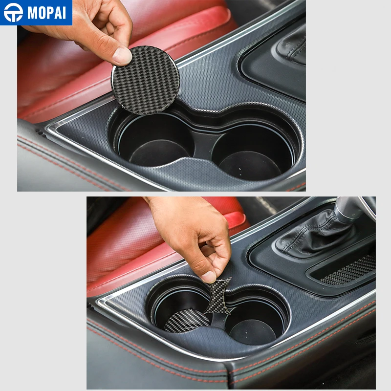 Наклейки MOPAI Carbon Friber для автомобиля коробка переключения передач панель коврики