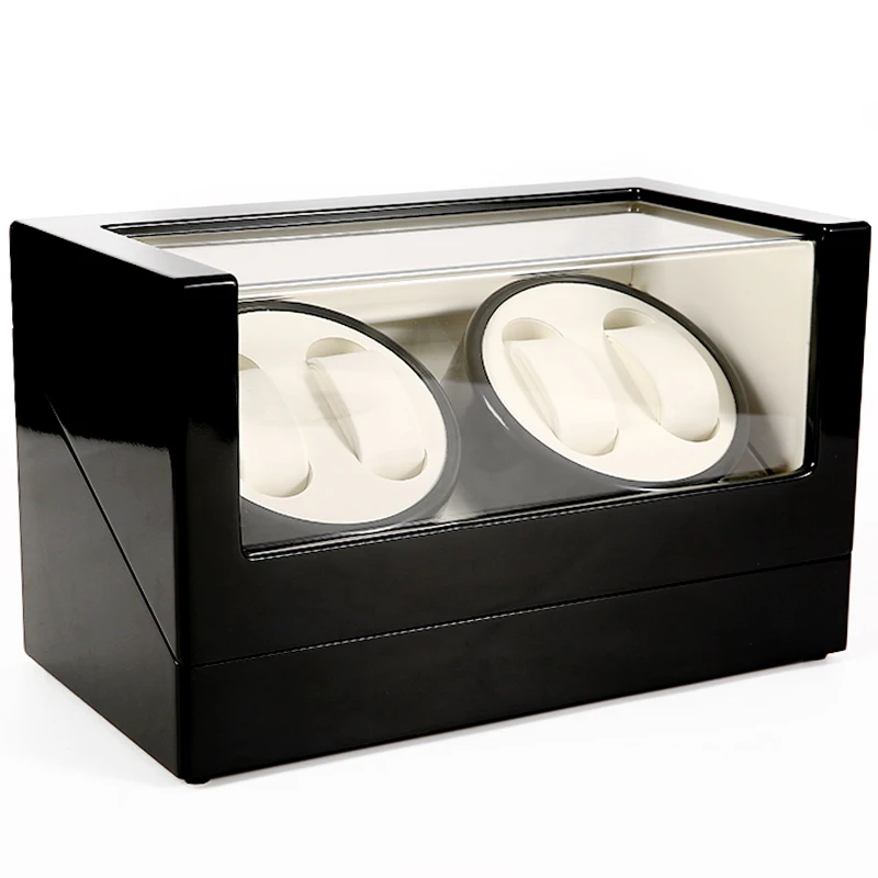 Коробка Watchwinder с 5 режимами для 4 черный белый Reloj коробка подзаводом коллекция
