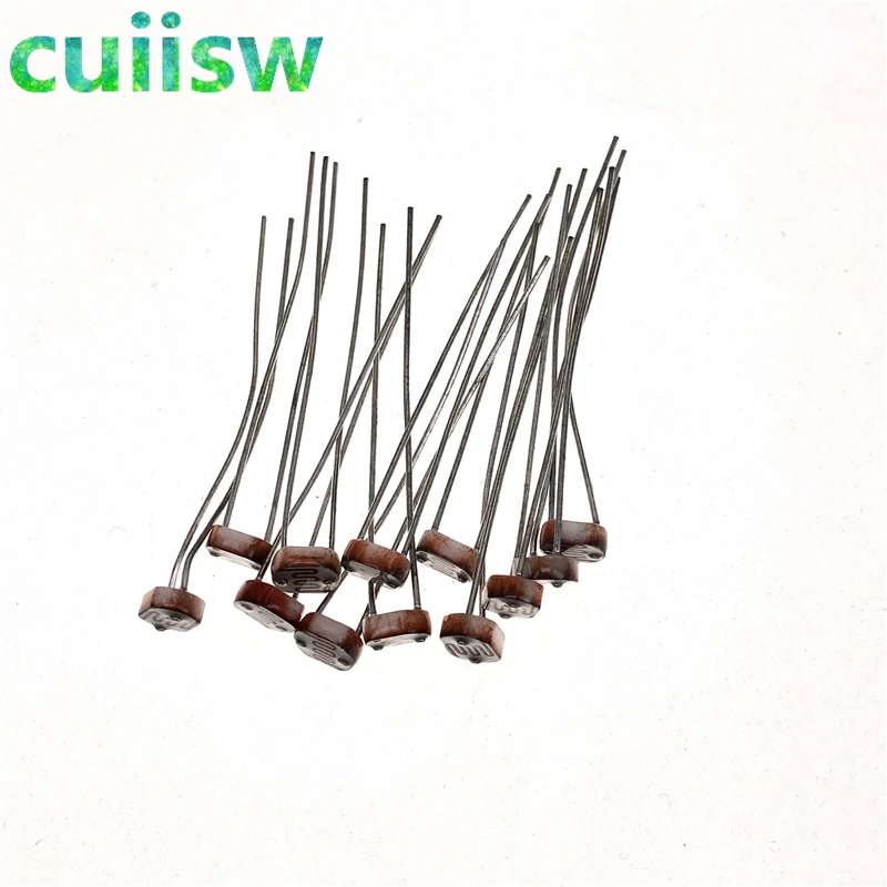 Фоторезистор фоторезистор 5 мм GL5528 20 шт.|5mm|20pcspcs |