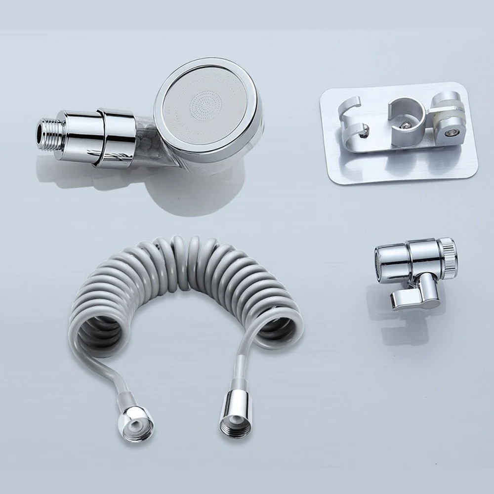 Смеситель для душа с распылителем сливной фильтр шланг раковины мытье волос душ