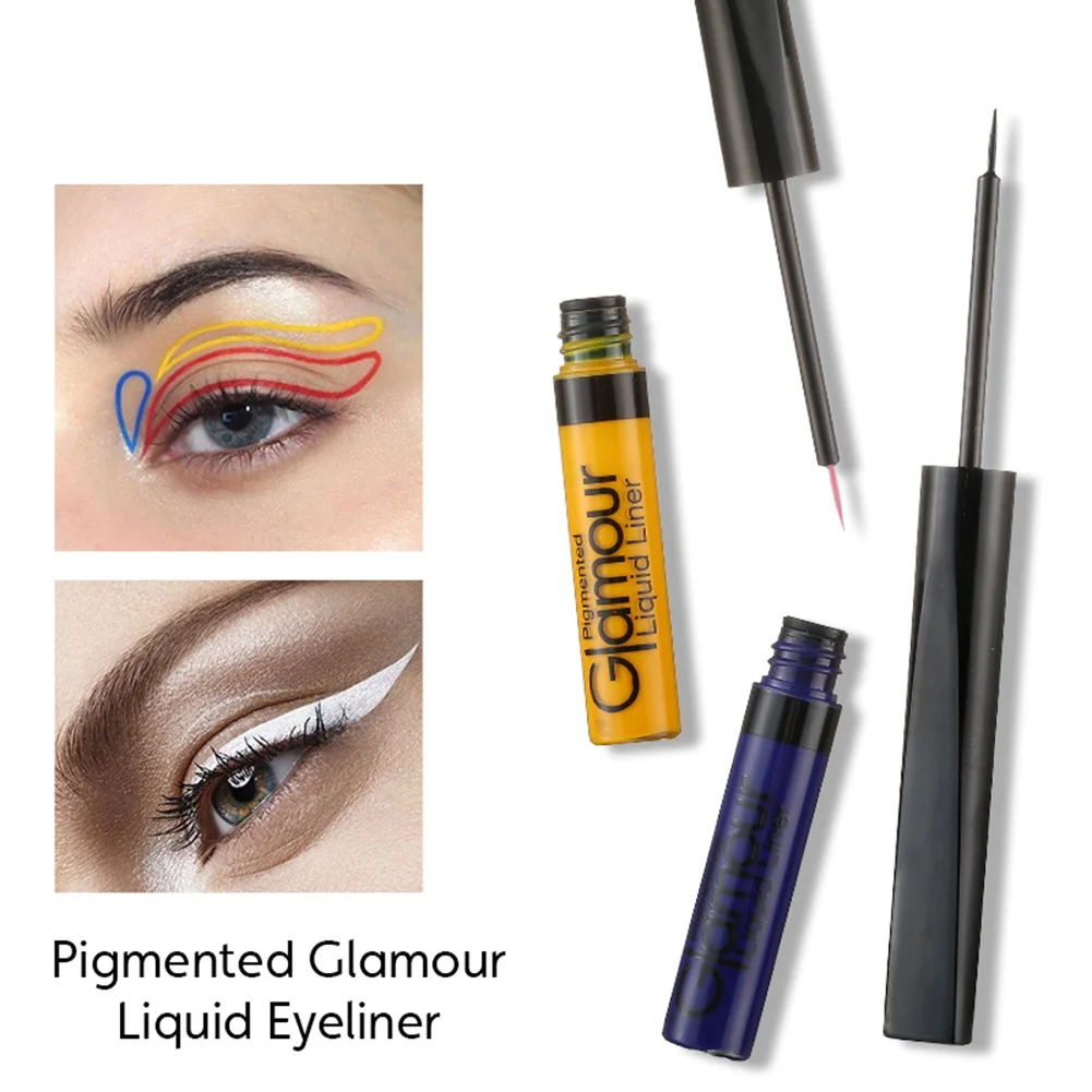 

12 Color WaterProof Long Lasting Matte Liquid Eyeliner Set Colorful Neon Eye Liners For Women Rainbow Eyeliner Pencil
