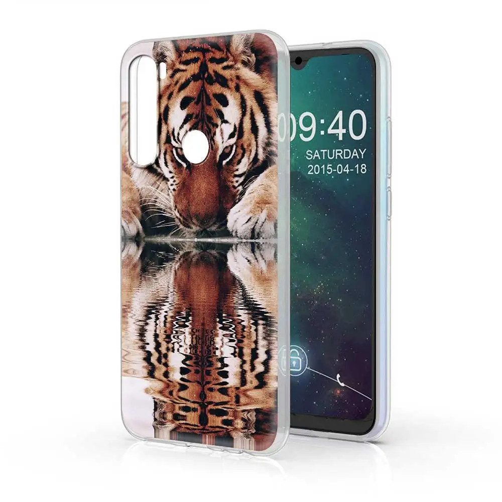

Lion Tiger Animal Translucent Case for Xiaomi Redmi Note 9S 8 Pro 9 8T 7 9C 7A 9A 6A Mi Poco X3 NFC 9T 10 Lite Matte Soft Cover