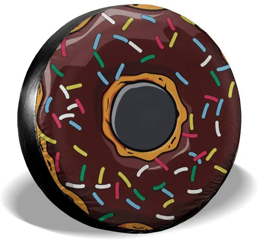 

CENSIHER, крышка запасного колеса, Пончик, водонепроницаемая Пыленепроницаемая Универсальная крышка для запасных колес, подходит для прицепов,...