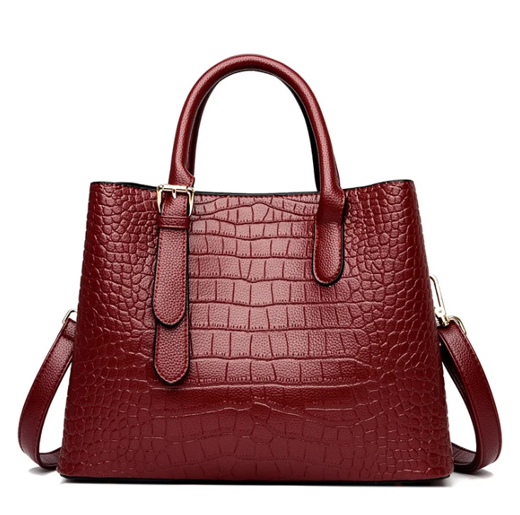 

2021 retro large capacity ladies bag designer leather handbag big luxury