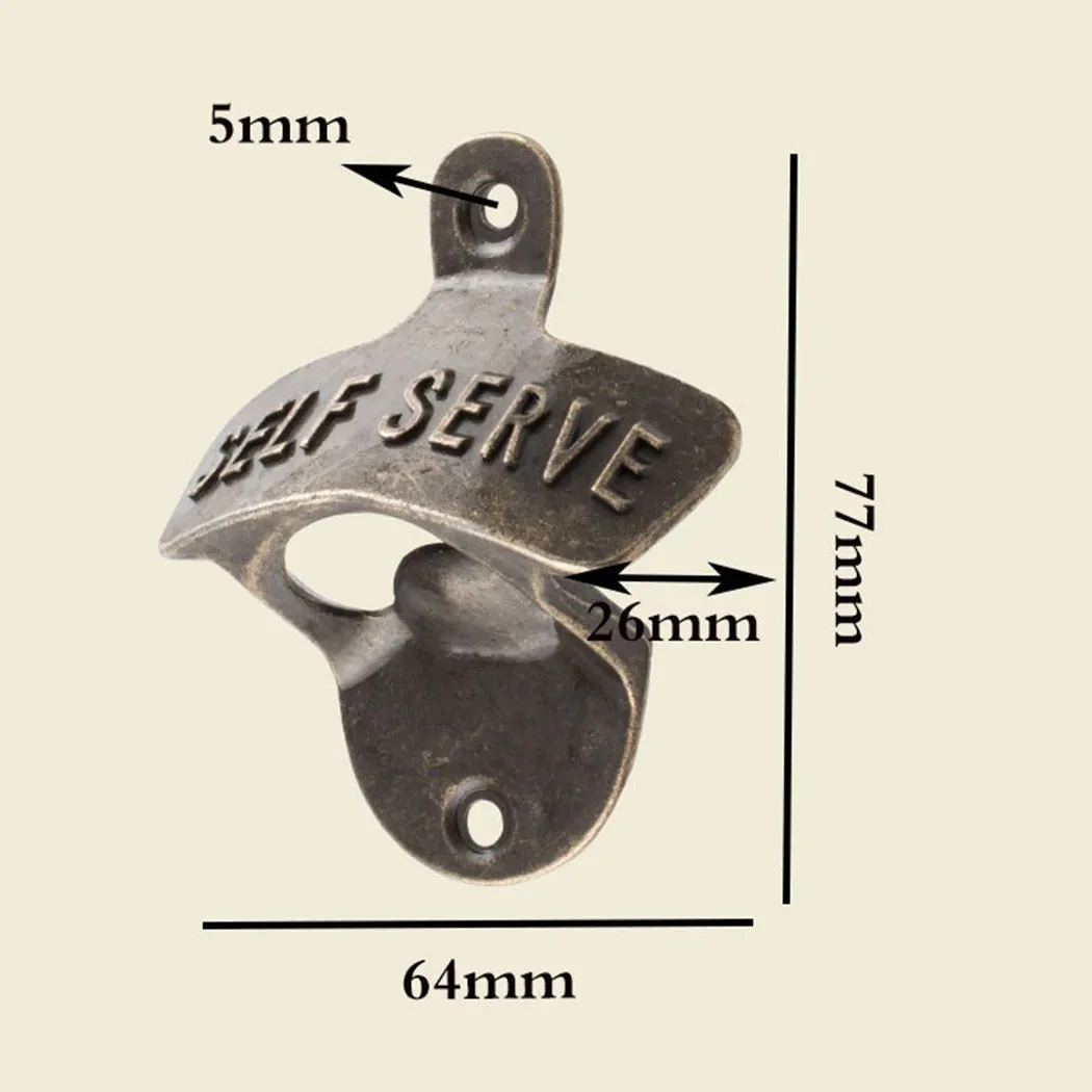 

5PCS Opener Accessories Beer Bottle Iron Opener Professional Restaurant