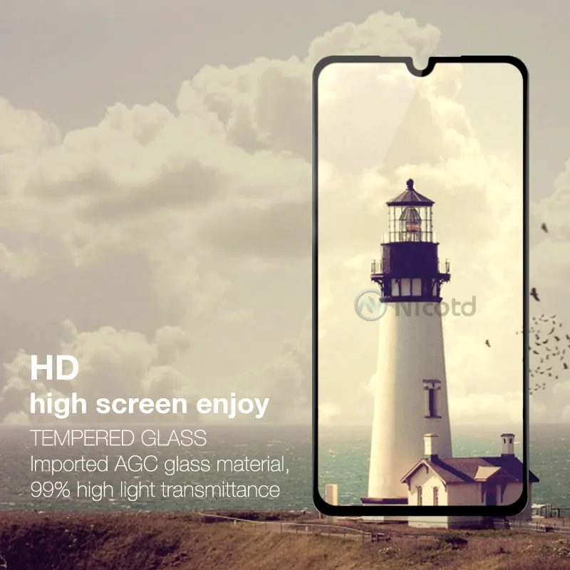 Tempered Glass for Xiaomi Mi 9 Lite Safety Glass Screen Protector On for Xiaomi Mi 9T 9 Lite 9 SE Pro Full Cover Protective Film