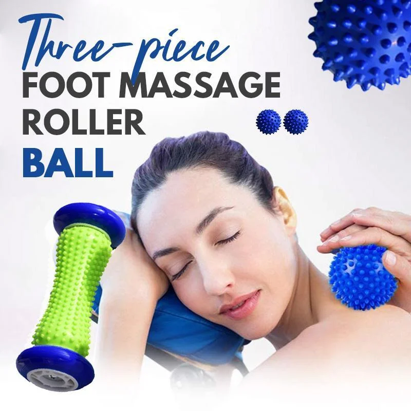 

Массажер для ног из трех предметов, устройство для расслабления мышц из трех предметов, мяч для сиамской фаски, еж, подошва для йоги