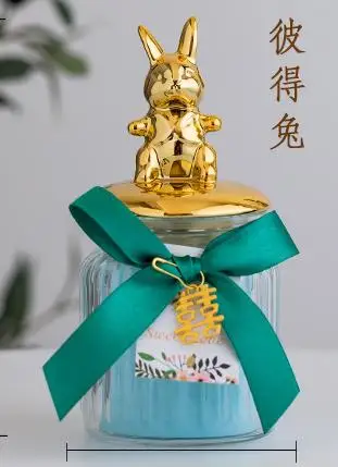 Bow color random Многофункциональные запечатанные банки высокого качества стекло прозрачный пищевой для зёрен контейнер для хранения, банка чайные инструменты предмет интерьера, украшение - Цвет: Bow color random