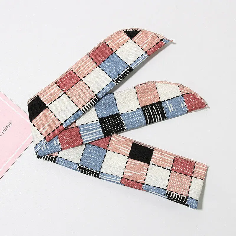 2019 Women Headwear Fashion Lady Adult Flower Boho Bohemian Cross Hair Head Headband Band Scarf Wrap Bandana |