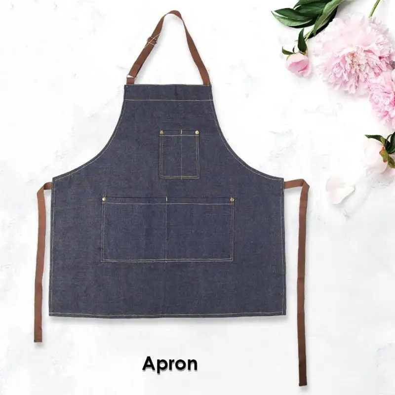 Практичный противообрастающий джинсовый кухонный широкий спектр приложений