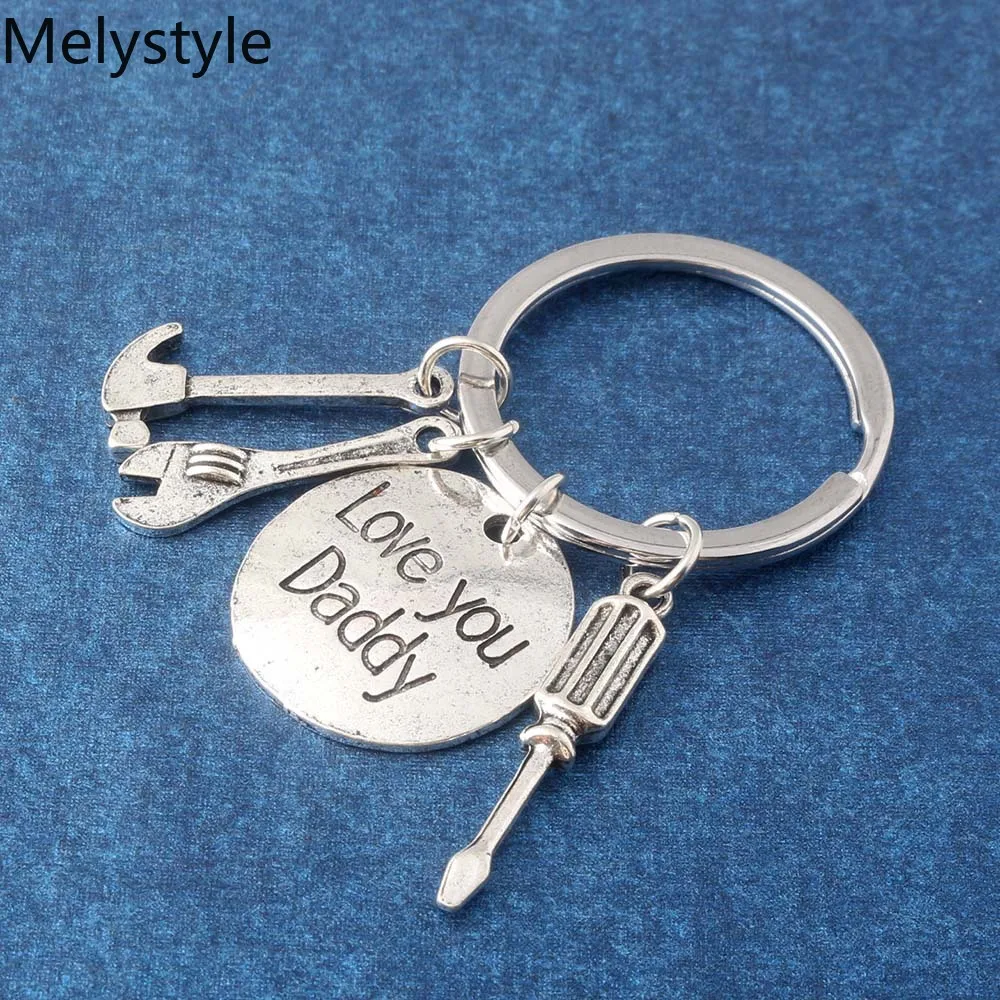 Модель 2019 брелок в форме инструмента виде молотка подвеска для папы подарок