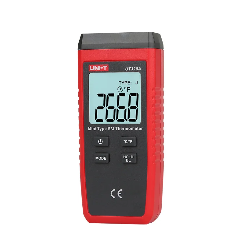 

UT320A UT320D Mini Thermometer Thermocouple Contact Type Dual Channel Temperature Meter Data Keep Off Automatically