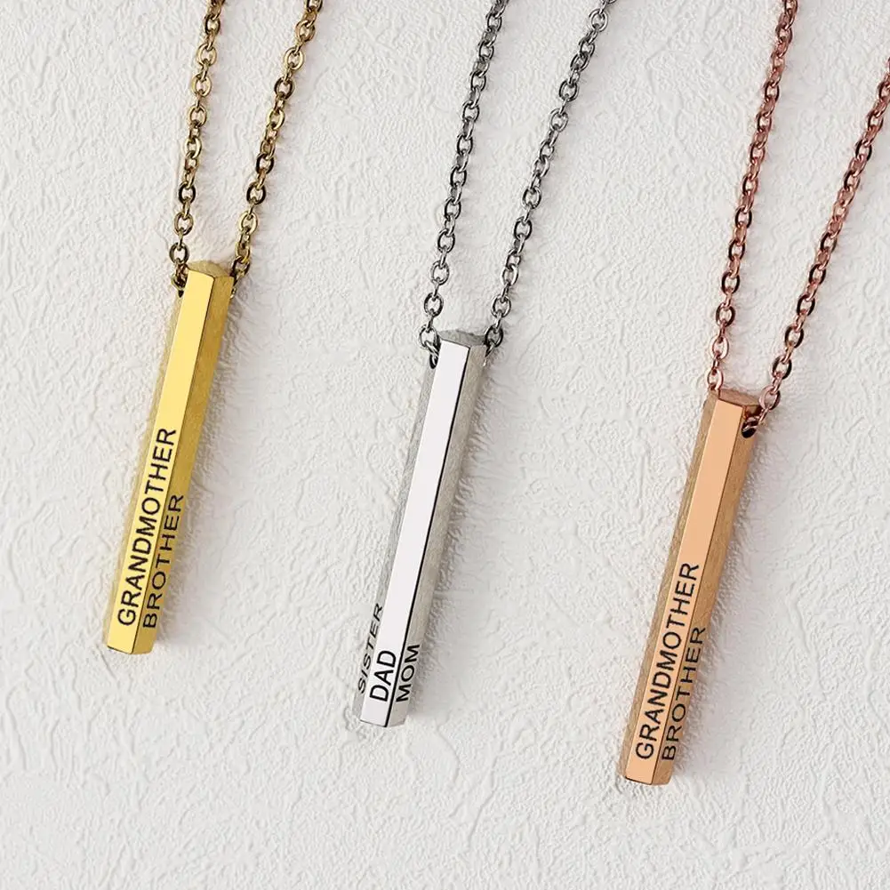 Кулон цепочка с гравировкой для детей|Ожерелья подвеской| |