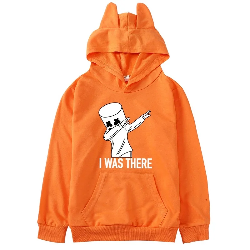 

2-15Y Boys Long Sleeve Autumn Hoodie DJ Marshmello Girls Long Sleeves Children Autumn Clothes Children Shirts Baby Clothing