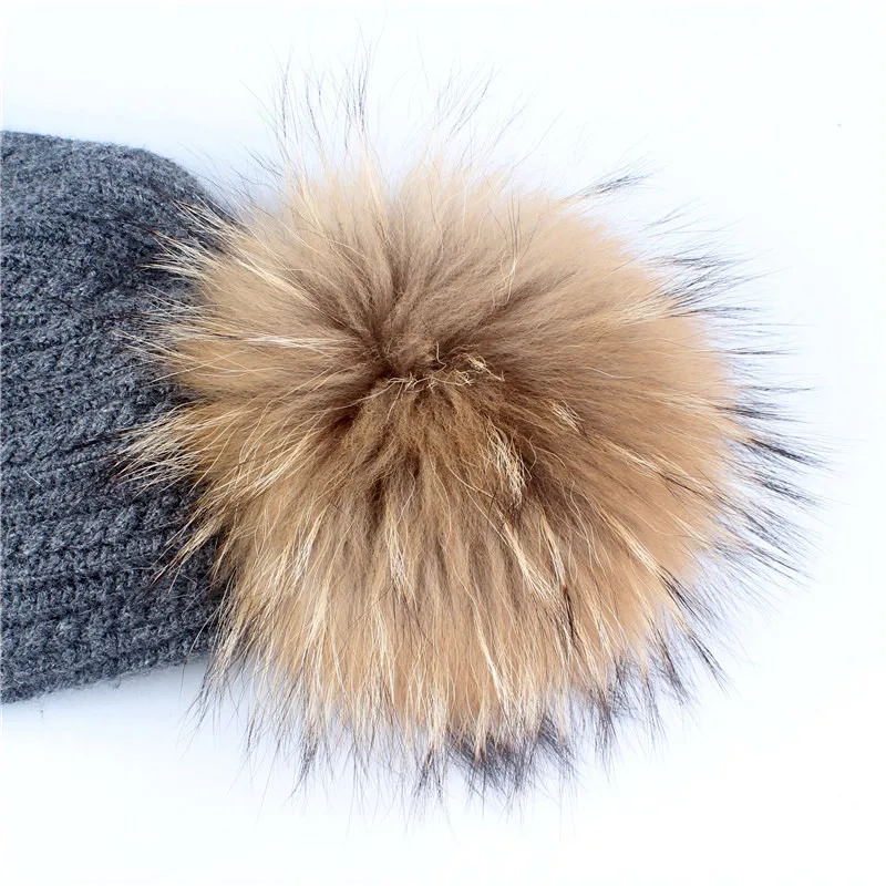 Xthree Женская кашемировая шапка двойного назначения зимняя для детей с помпоном из