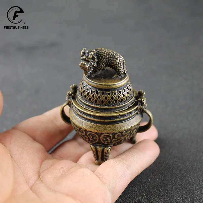 Китайская медная бронзовая горелка для благовоний Будды ладана ручной работы