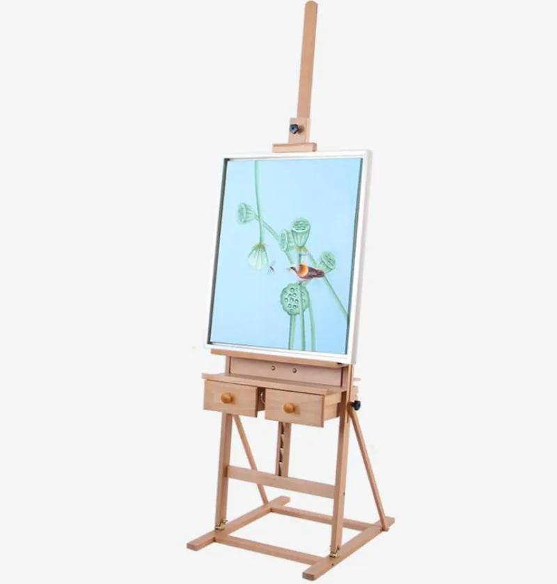 Мольберт с ящиком Chevalet En Bois Artist Oil Акварельная Раскрашенная подставка мольберт Stand Atril Madera художественные принадлежности для художника