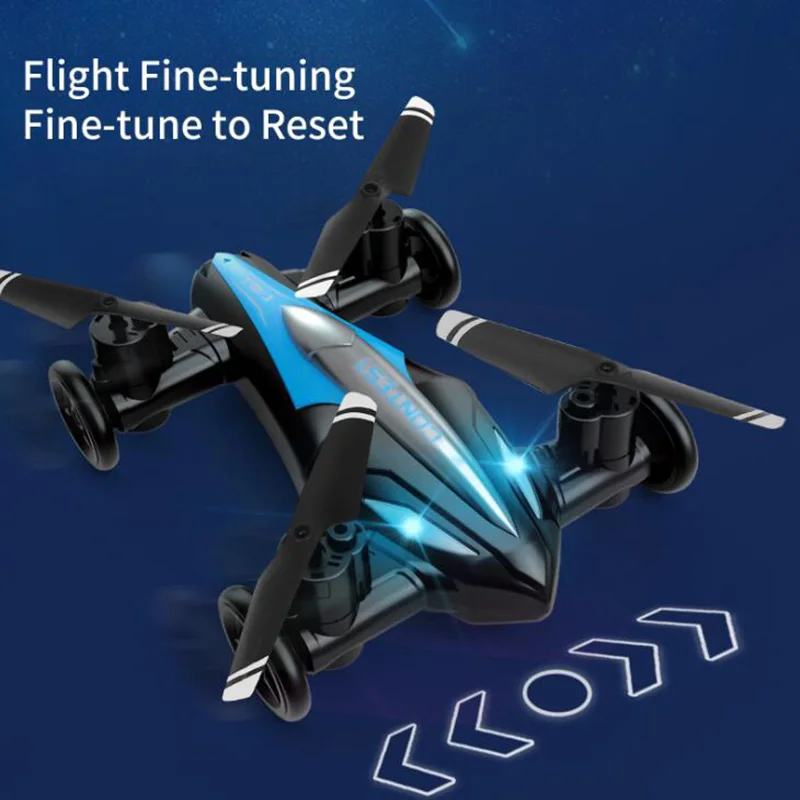 D85 2 4G RC Hobby Мини 2in1 беспилотный Летающий автомобилем трюк по суше и воздуху