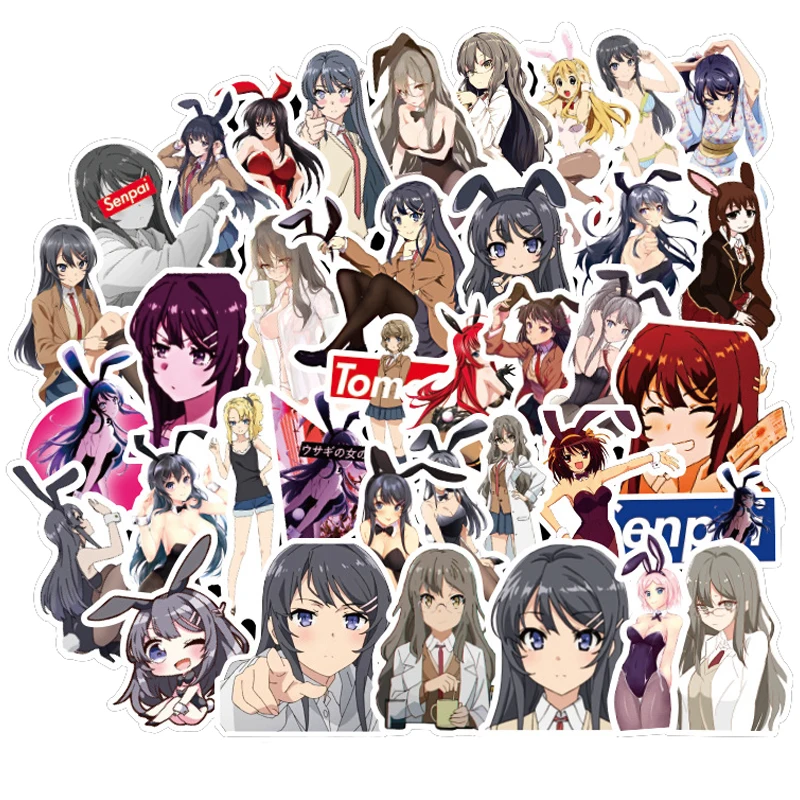 

500 шт. аниме мультфильм кролик девушка наклейка для водонепроницаемой наклейки ноутбук чемодан автомобиль наклейка F4 игрушка подарок