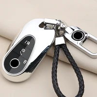 car key case cover shell for mercedes benz 2021 c class s class w223 s350 s400 s450 s500 c200 c260 2021 car key shell protector