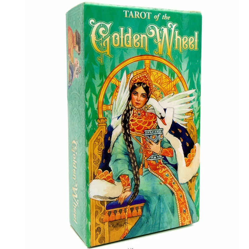 Таро золотого колеса 78 карт колода английская версия вдохновленная сказками