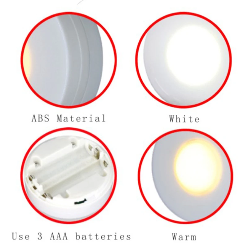 

Remote controller LED night light Dimmable RGB Under Cabinet Light For Showcase