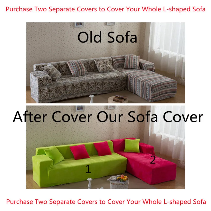 plush stretch slipcovers elastic sofa covers for living room funda sofa chair couch cover home decor 1234 seater free global shipping