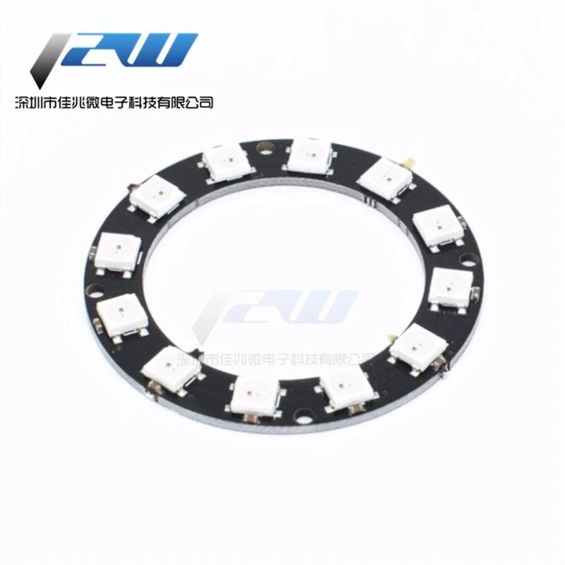 1 bit 8 12 16 24 WS2812 5050 RGB LED Smart Color светильник Light Ring макетная плата большое