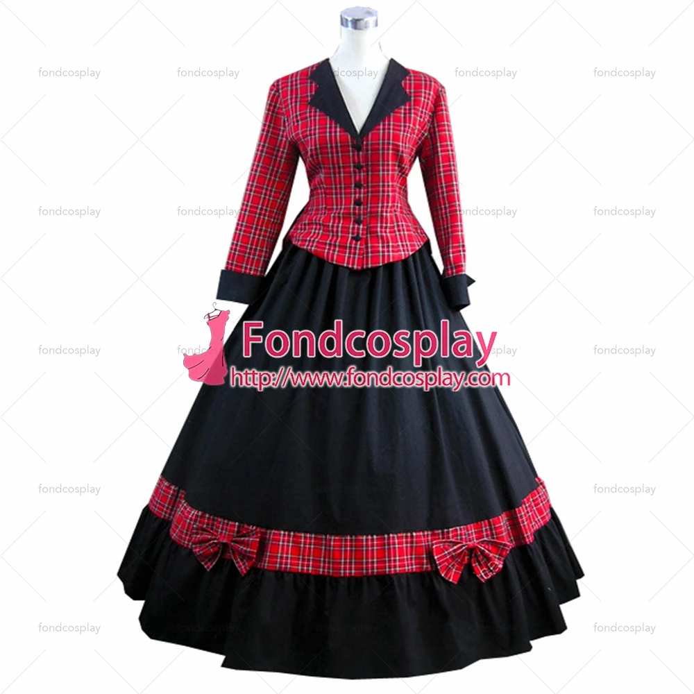 

Длинная вечерняя хлопковая юбка fondcosplay в готическом стиле, Лолита, панк, средневековое платье с фигурками [CK1370]