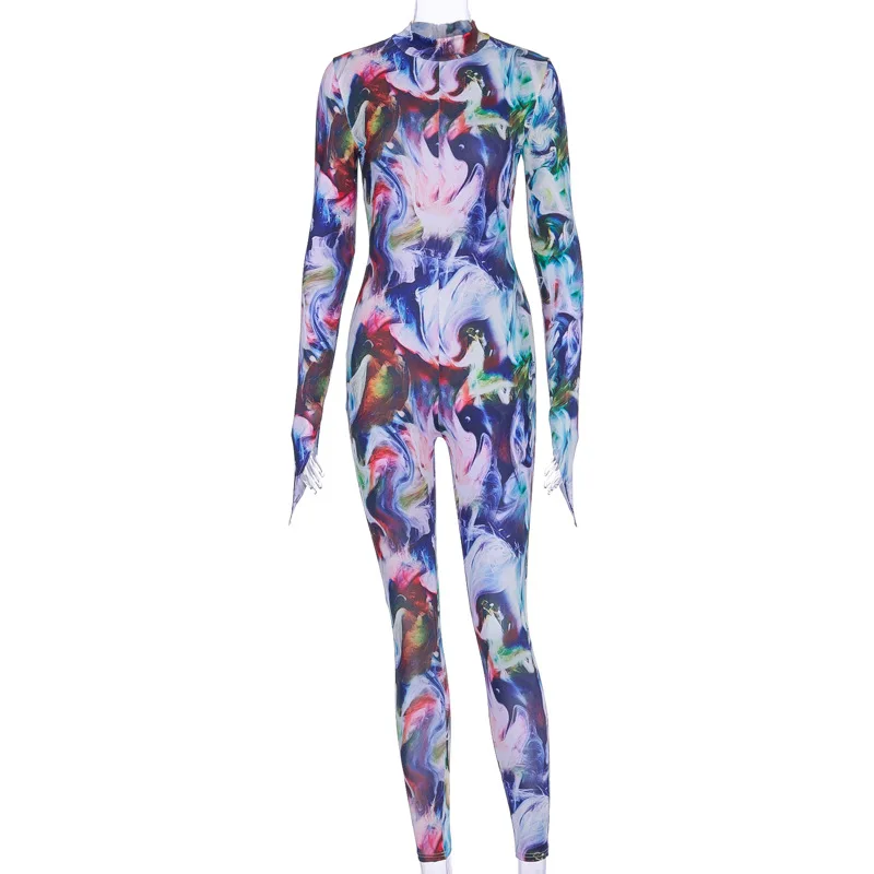 Комплект из 2 предметов яркий Сексапильный топ с принтом весенние женские брюки