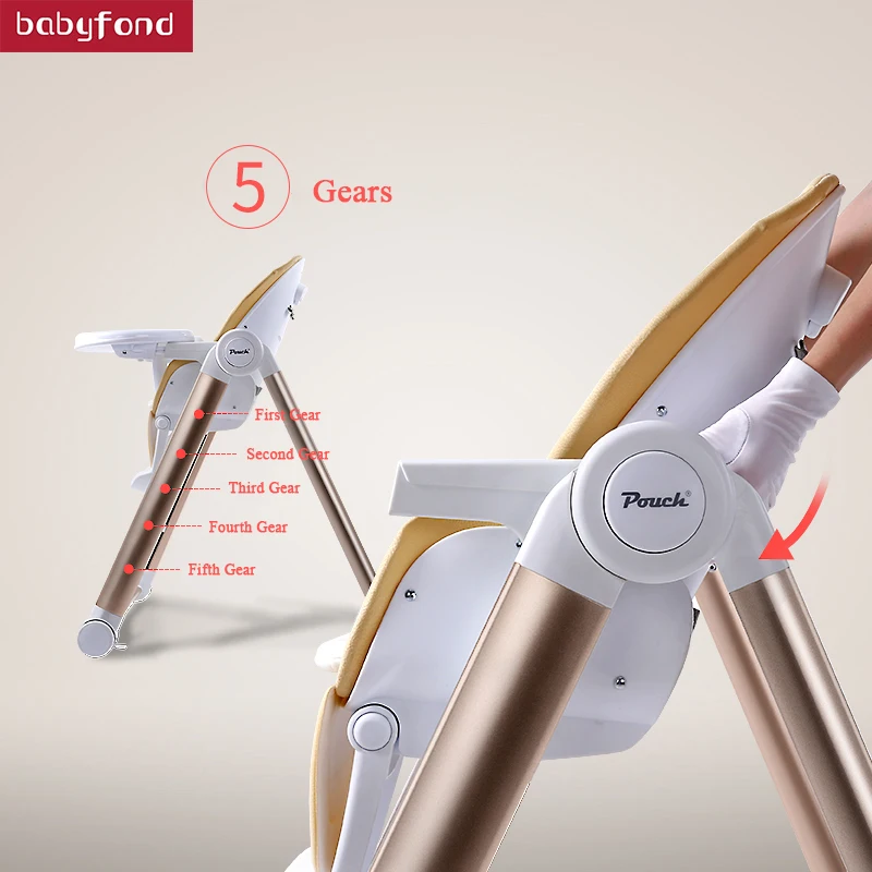 Детское обеденное кресло многофункциональное складное портативное бионическое